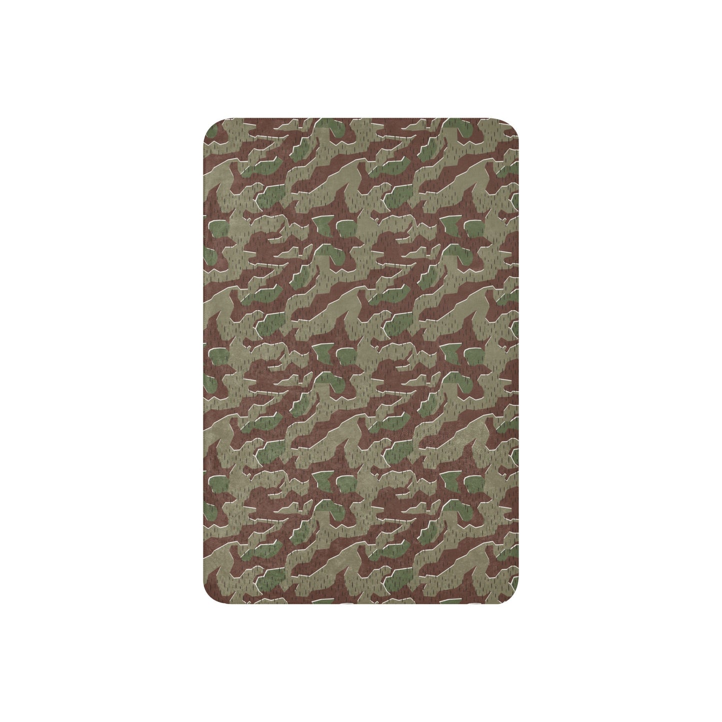 German Splittermuster Bundeswehr Paratrooper CAMO Sherpa blanket - Blankets