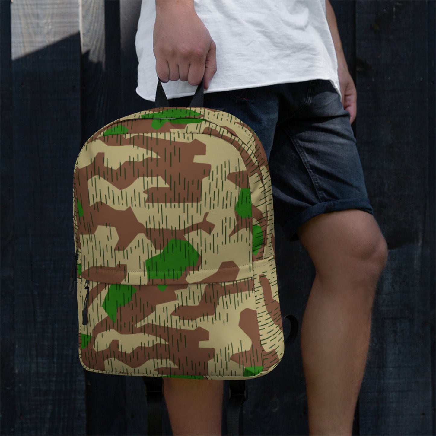 German Splittermuster Buntfarbendruck 31 CAMO Backpack