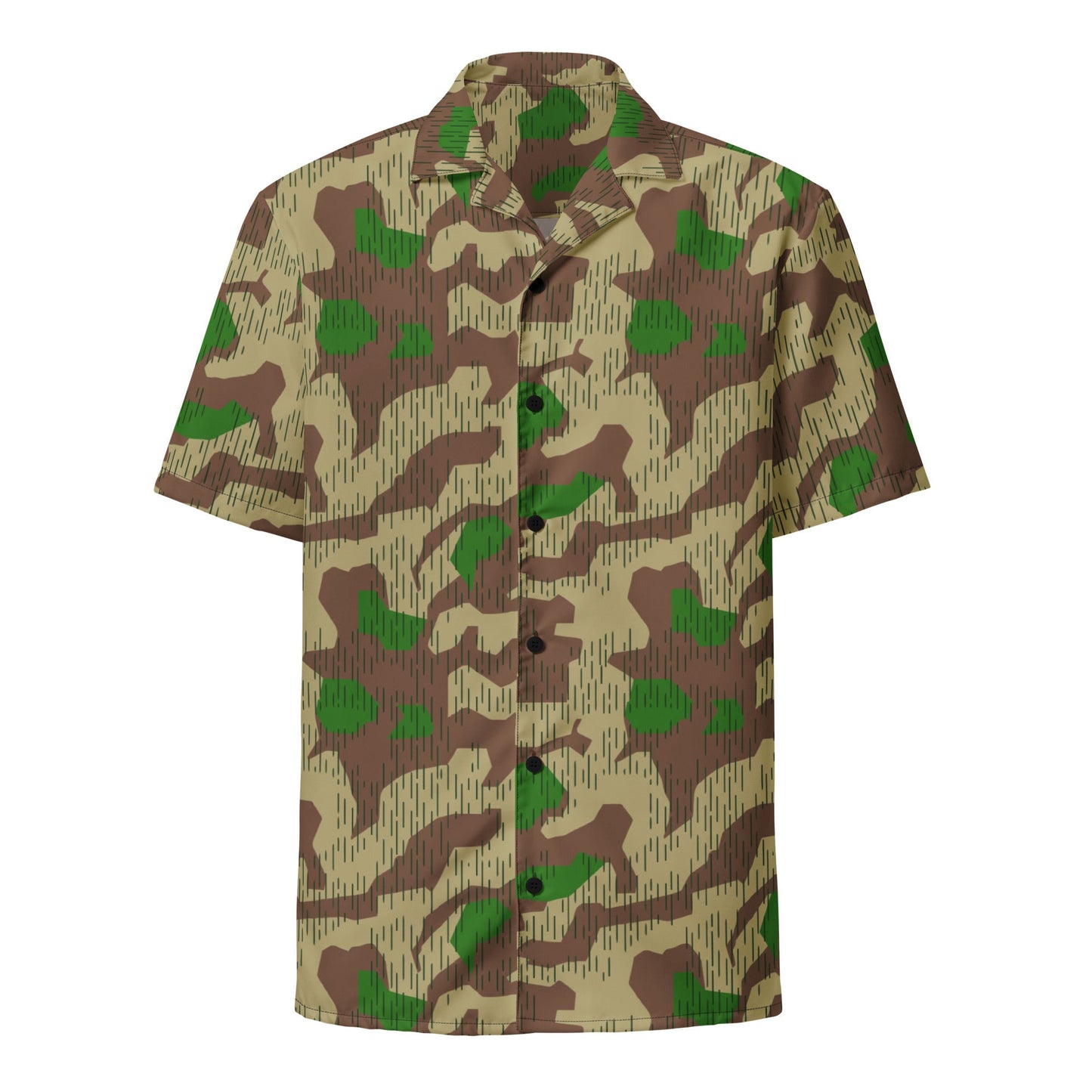 German Splittermuster Buntfarbendruck 31 CAMO Unisex button shirt Button Shirts