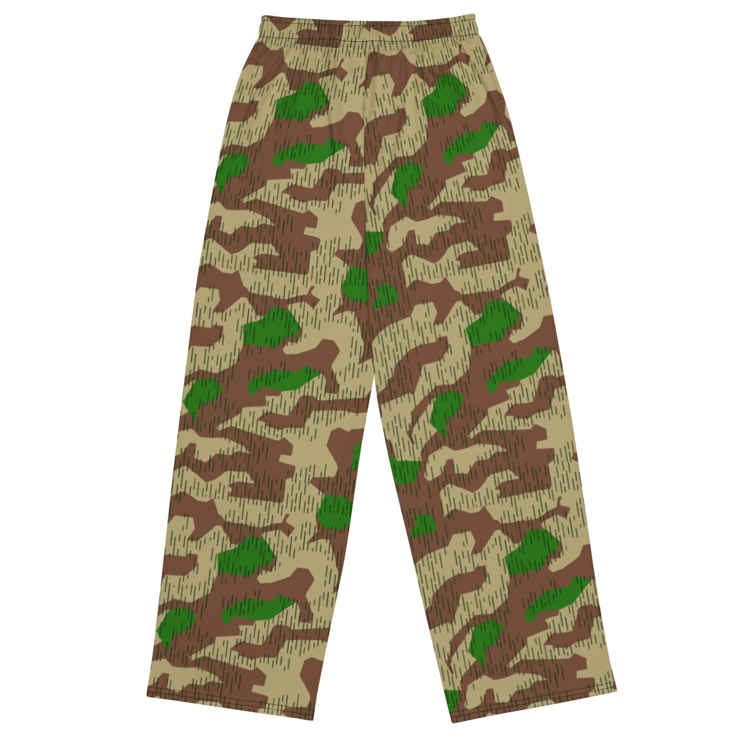 German Splittermuster Buntfarbendruck 31 CAMO unisex wide-leg pants - Wide-leg Pants