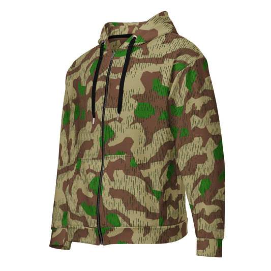 German Splittermuster Buntfarbendruck 31 CAMO Unisex zip hoodie Zip Hoodies