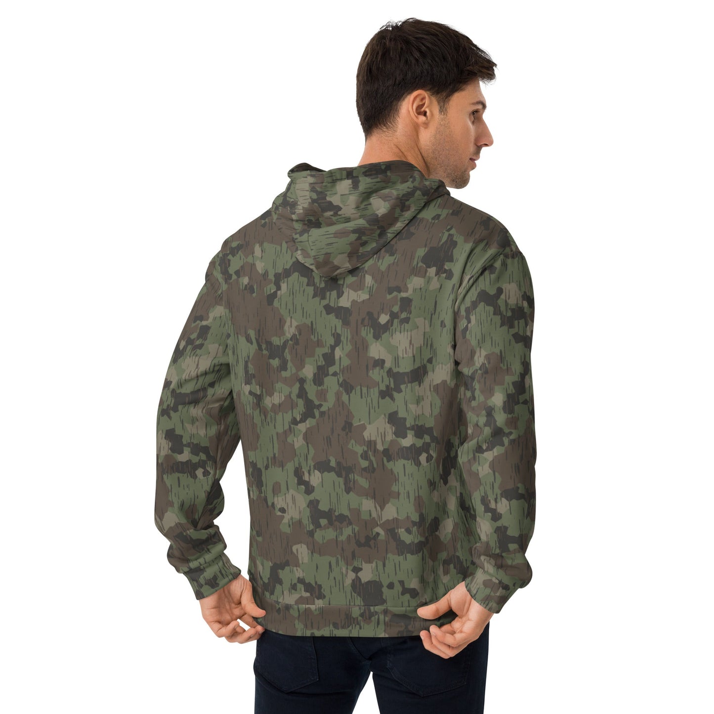 German Splittermuster Fractal Rain CAMO Unisex Hoodie - Hoodies