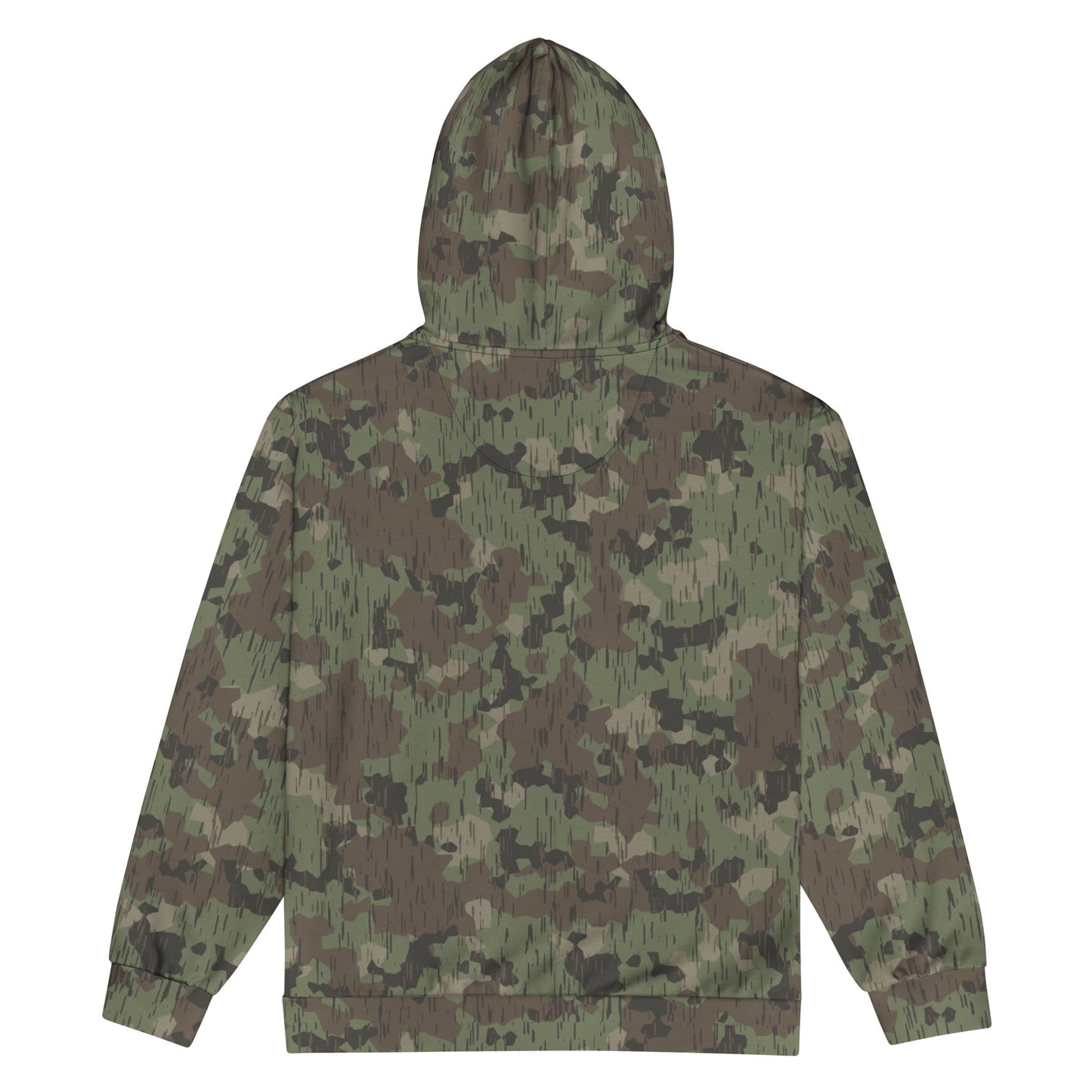 German Splittermuster Fractal Rain CAMO Unisex zip hoodie - Zip Hoodies