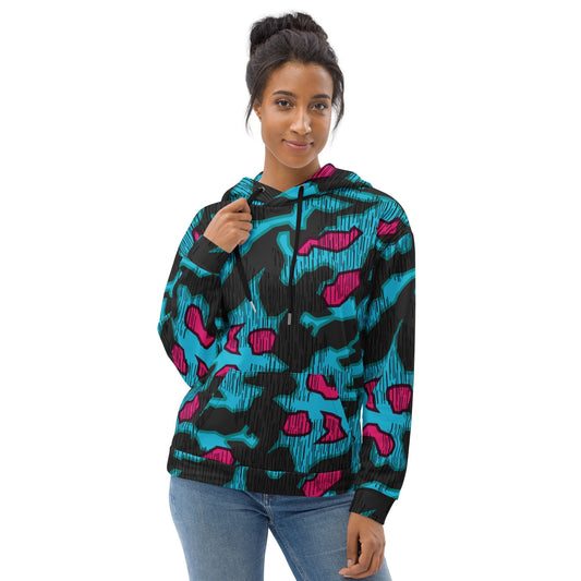German Splittermuster Miami Urban CAMO Unisex Hoodie - Hoodies