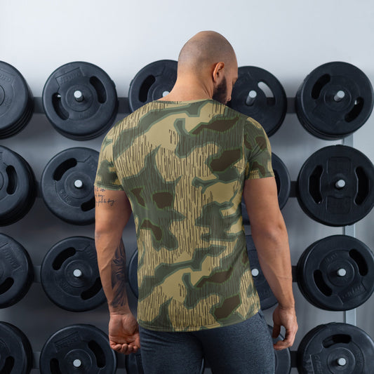 German Splittermuster Multi-terrain CAMO Mens athletic t-shirt - Athletic T-Shirts