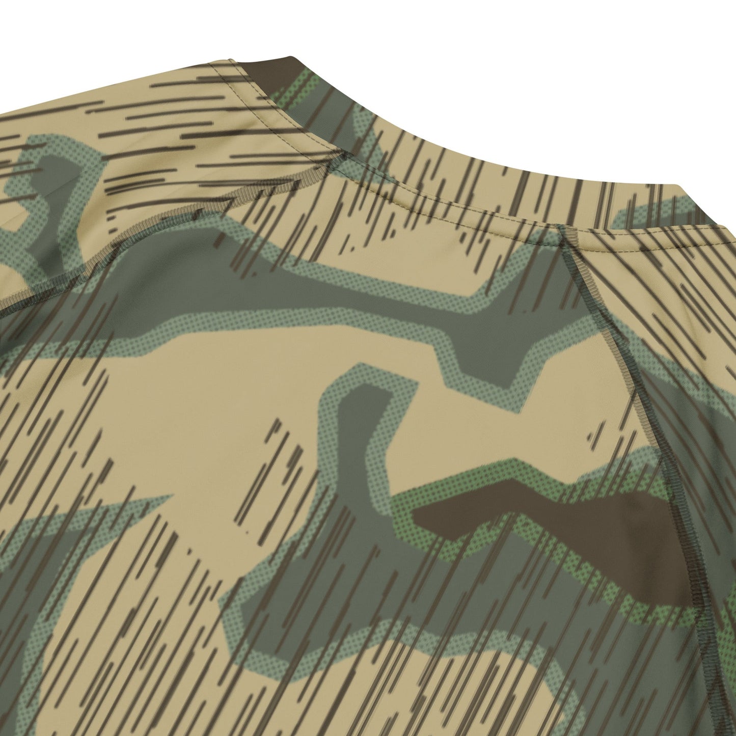 German Splittermuster Multi-terrain CAMO Mens Short-Sleeve Rash Guard