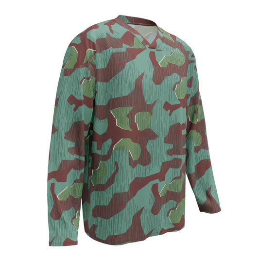 German Splittermuster Wehrmacht 31 Gebirgsjäger CAMO hockey fan jersey - Hockey Jerseys