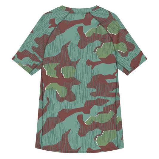 German Splittermuster Wehrmacht 31 Gebirgsjäger CAMO Mens Short-Sleeve Rash Guard - Short-sleeve Guards
