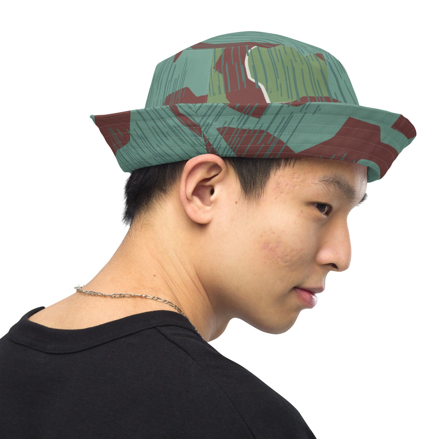 German Splittermuster Wehrmacht 31 Gebirgsjäger CAMO Reversible bucket hat - Bucket Hats