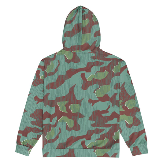 German Splittermuster Wehrmacht 31 Gebirgsjäger CAMO Unisex zip hoodie - Zip Hoodies