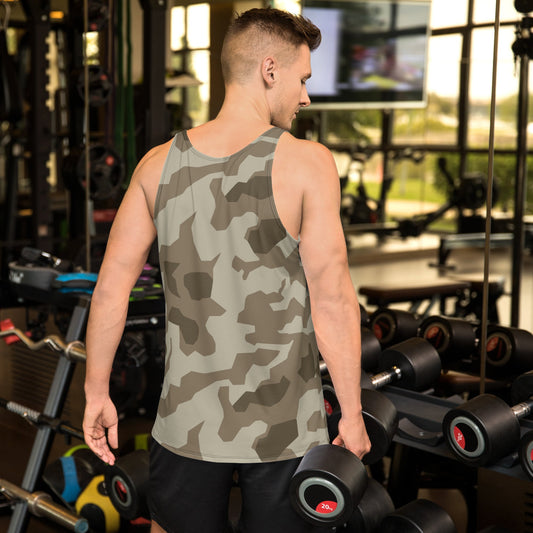 German Splittermuster Wolfenstein Afrika Korps CAMO Unisex Tank Top - Tops