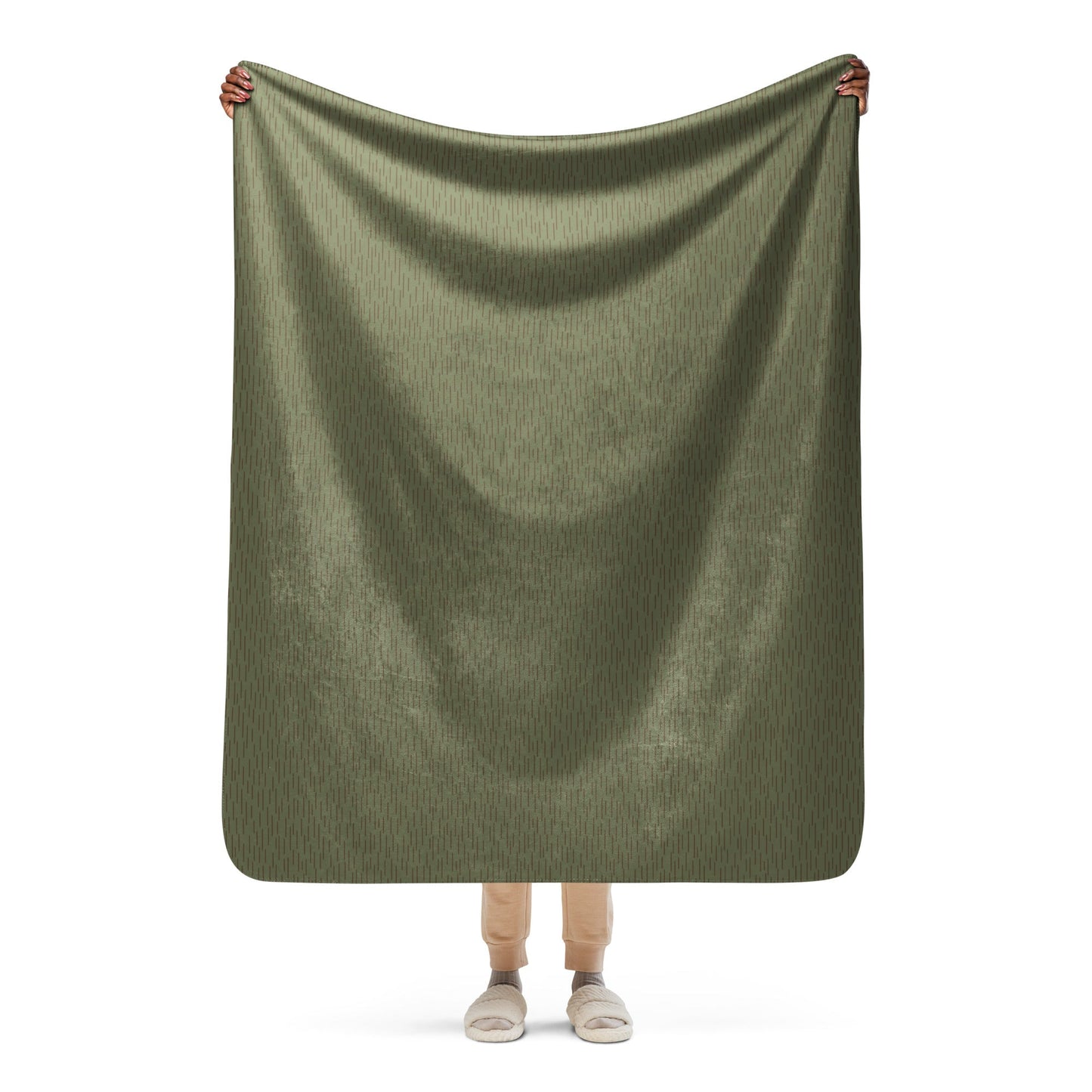 German Strichtarn Summer CAMO Sherpa blanket - 50″×60″ - Blankets