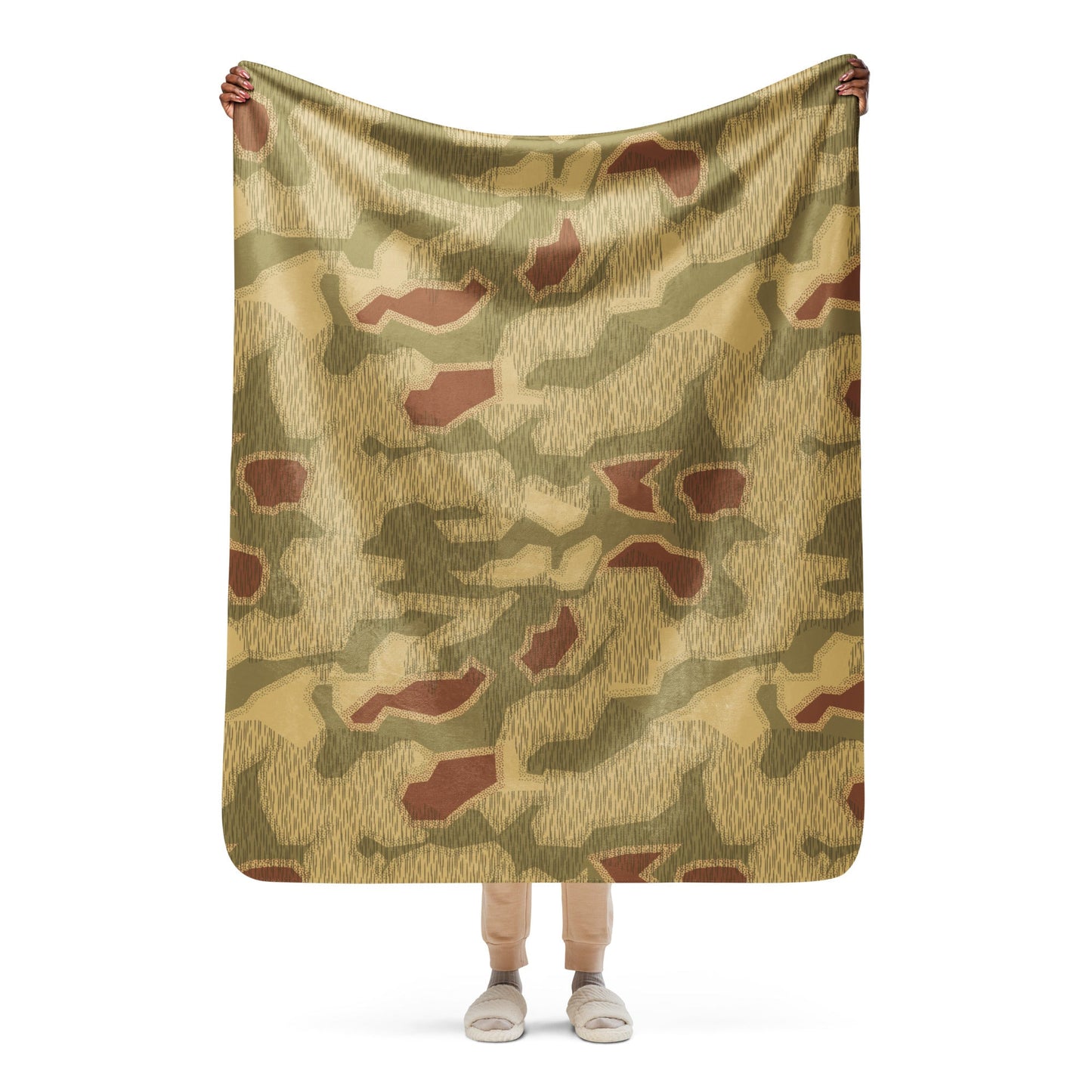 German Sumpfmuster 44 CAMO Sherpa blanket - 50″×60″ - Blanket