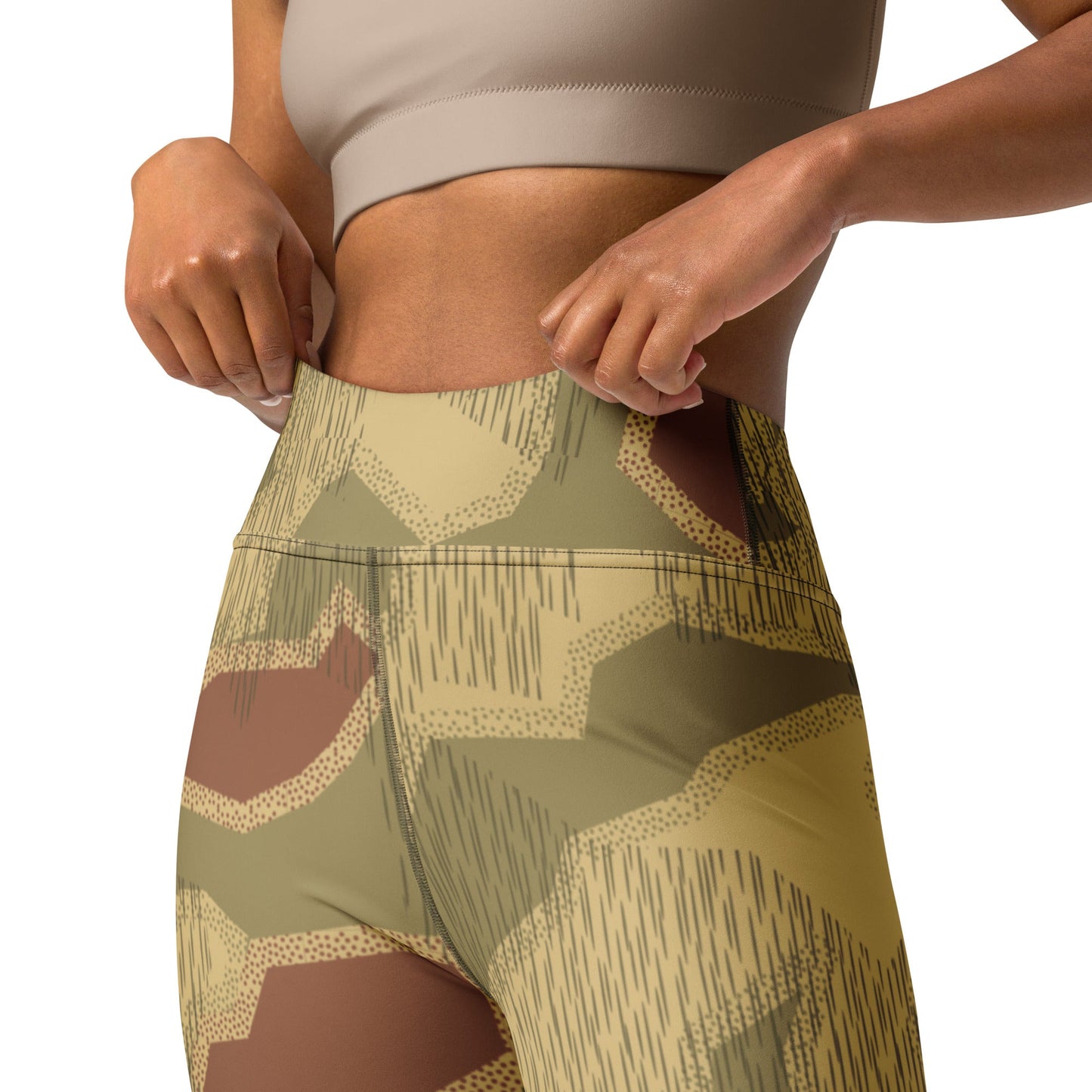 German Sumpfmuster 44 CAMO Yoga Leggings - Womens