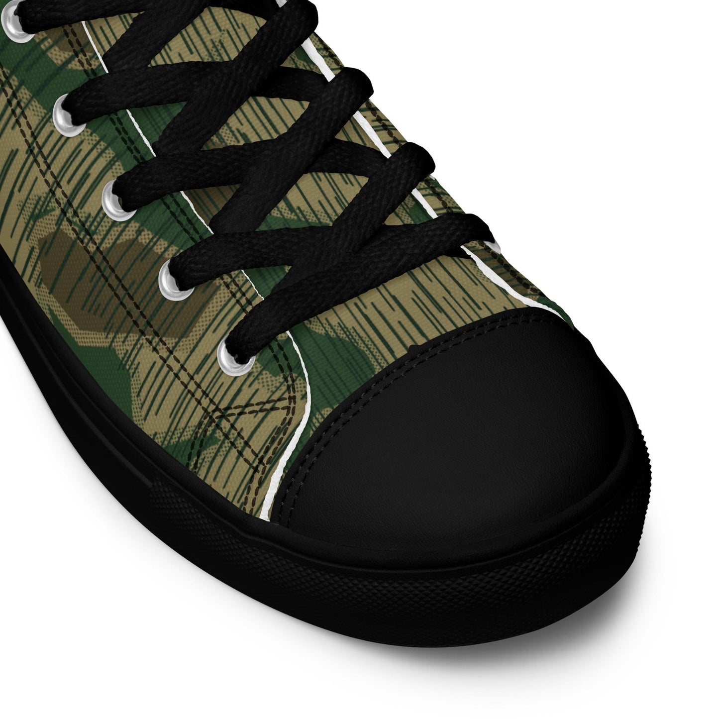 German Sumpfmuster Marsh CAMO Mens high top canvas shoes - High Top Canvas Shoes