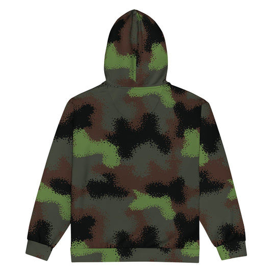 German Truppenversuch Punkttarnmuster CAMO Unisex zip hoodie - Zip Hoodies