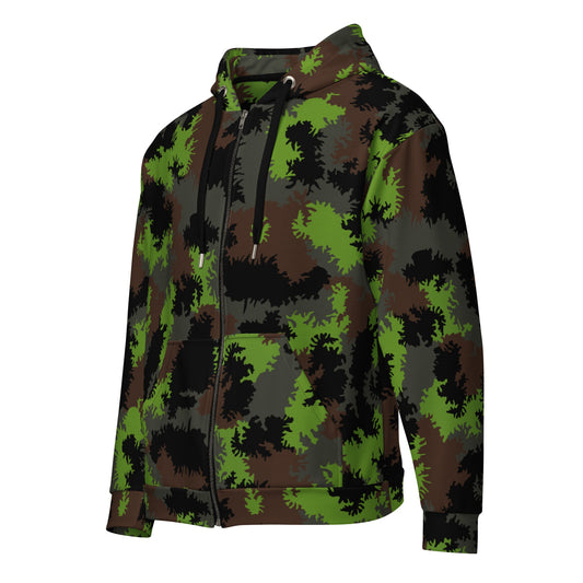 German Truppenversuch Sagezahnmuster CAMO Unisex zip hoodie - Zip Hoodies