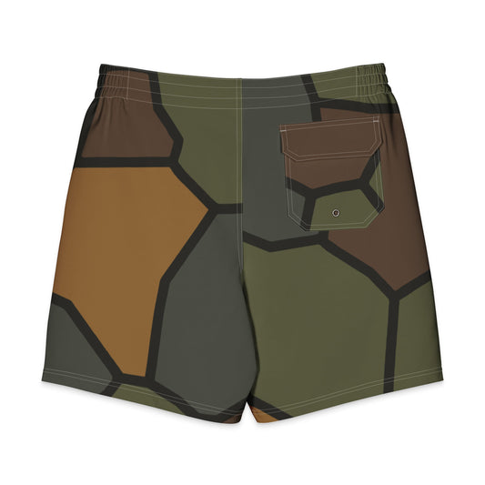 German World War I Stahlhelm Helmet CAMO Men’s Board Shorts
