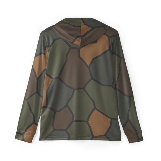 German WWI Turtle Shell Stahlhelm CAMO Unisex Sports Warmup Hoodie