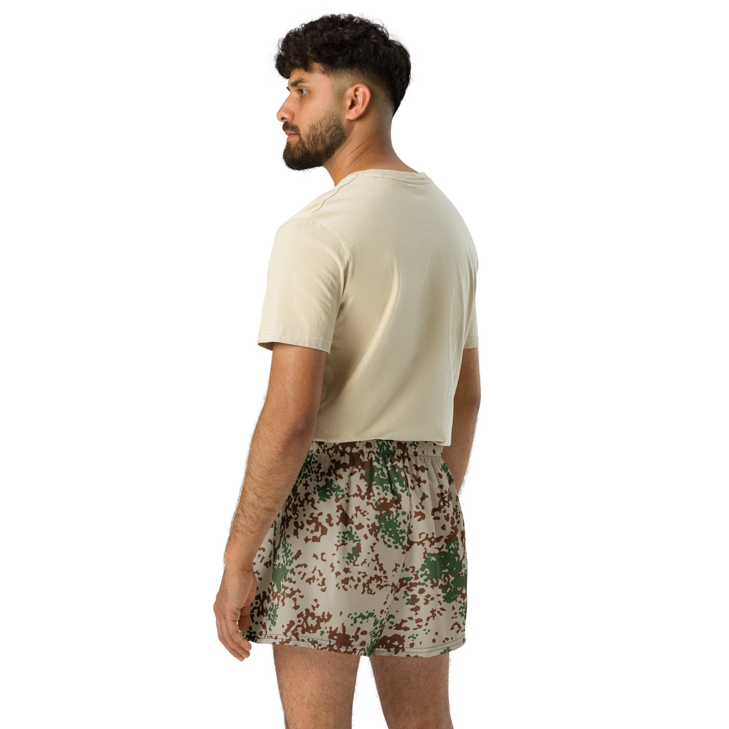 German Flecktarn Wüstentarn Desert CAMO Unisex Athletic Shorts