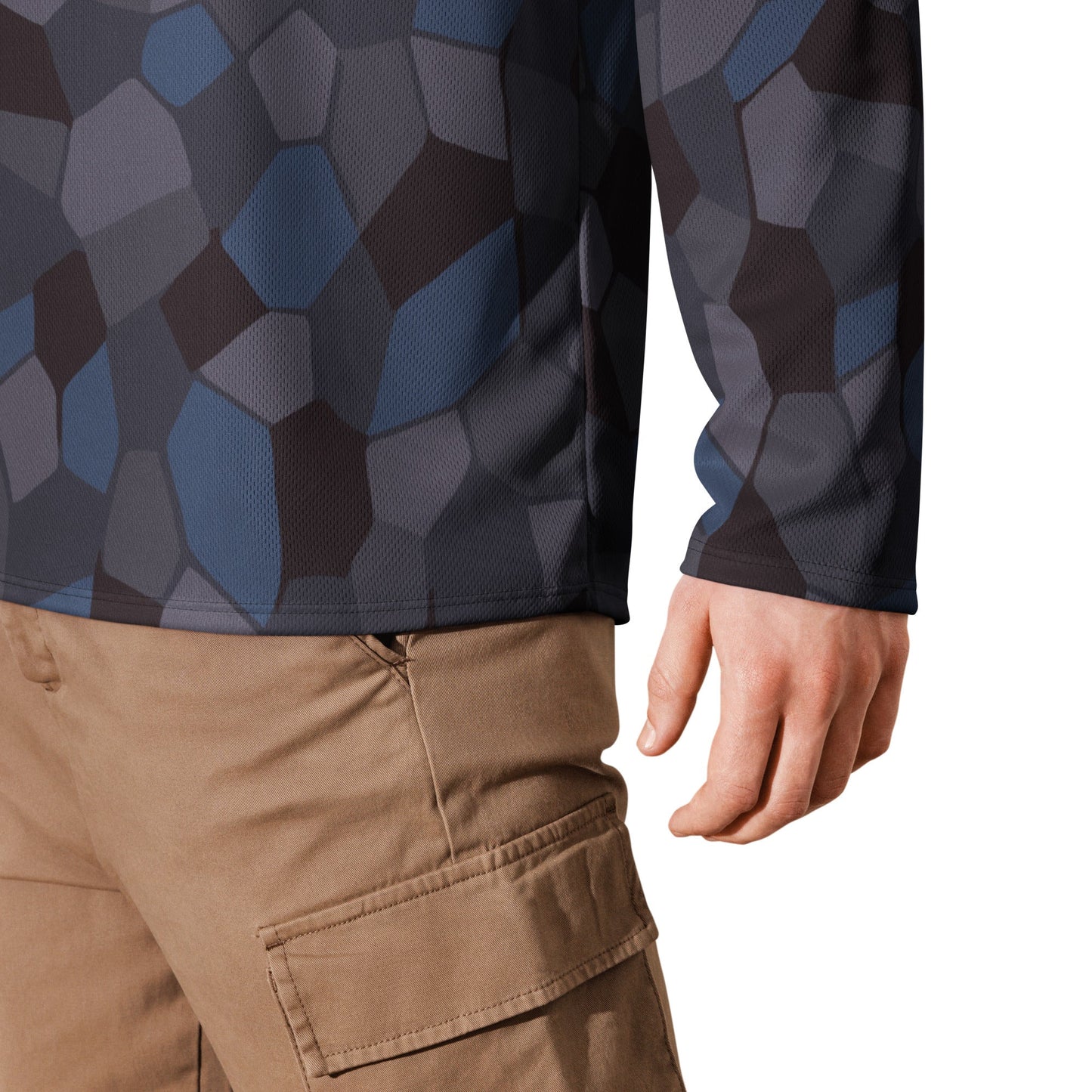 German WW1 Lozenge Aircraft Night CAMO hockey fan jersey - Hockey Jerseys