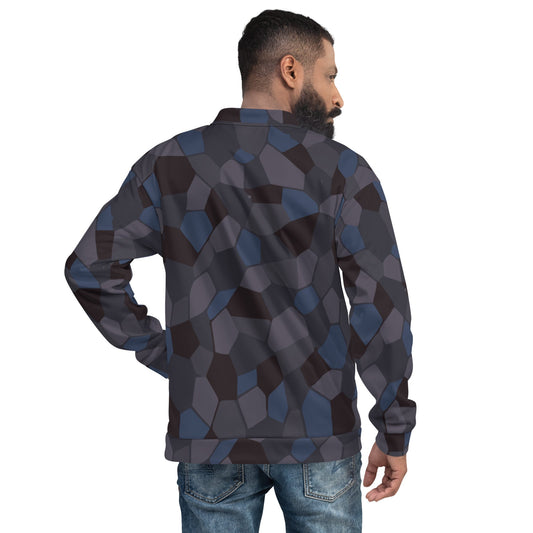 German WW1 Lozenge Aircraft Night CAMO Unisex Bomber Jacket - Jackets