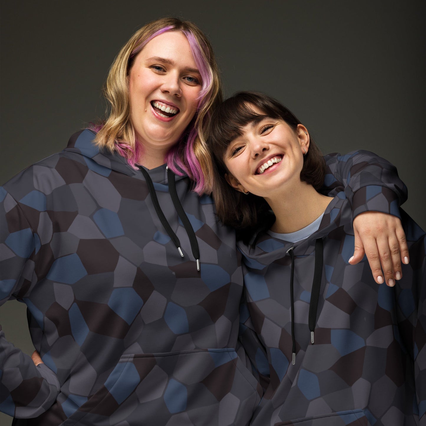 German WW1 Lozenge Aircraft Night CAMO Unisex Hoodie - Hoodies