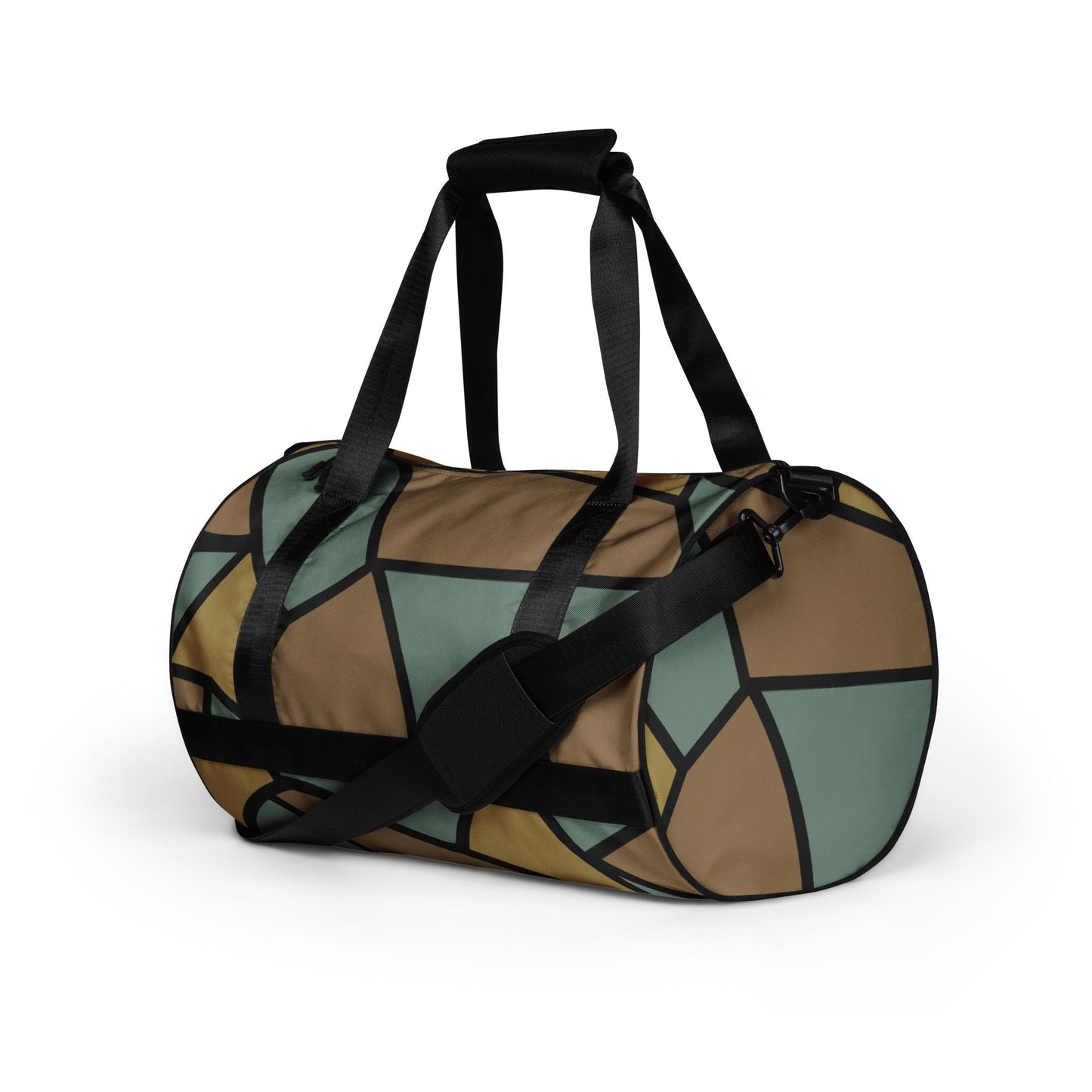German WW1 Turtle Shell Trench Stahlhelm CAMO gym bag - Gym Bags