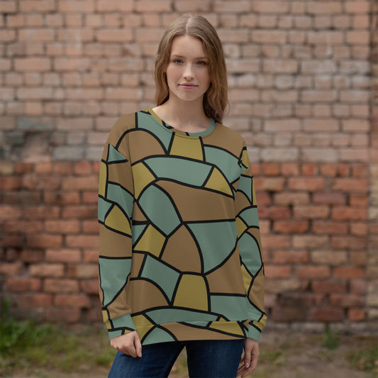 German WW1 Turtle Shell Trench Stahlhelm CAMO Unisex Sweatshirt - Sweatshirts