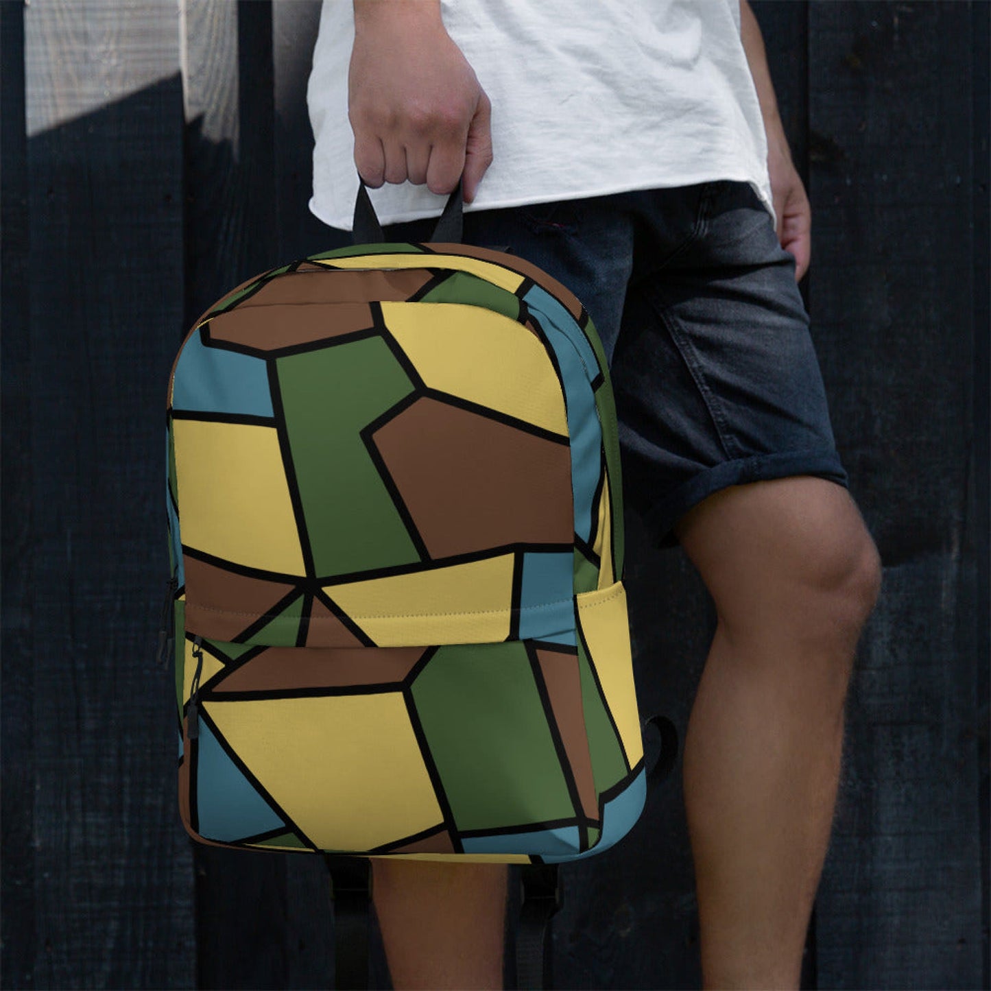 German WW1 Turtle Shell Trench Stahlhelm v2 CAMO Backpack - Backpacks