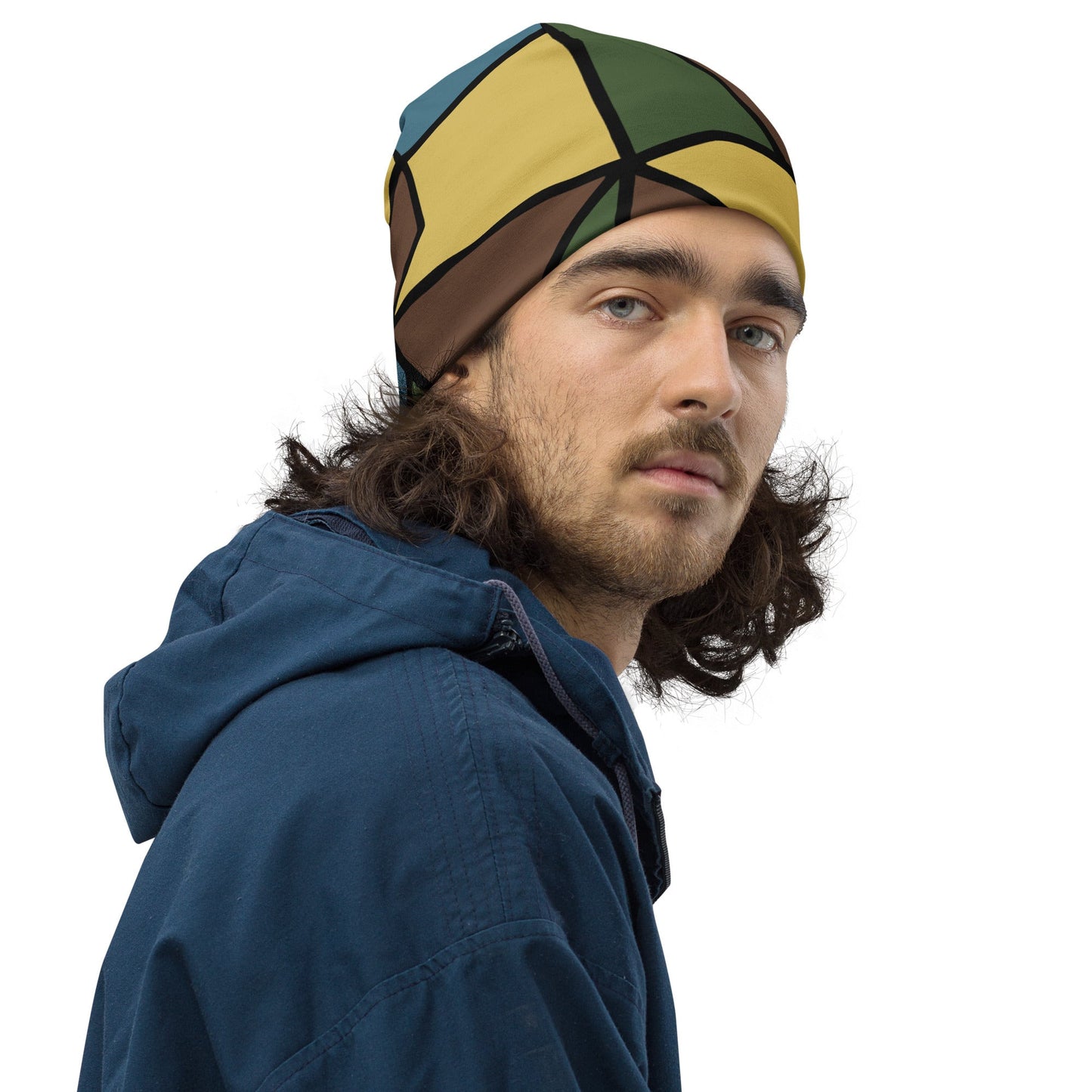 German WW1 Turtle Shell Trench Stahlhelm v2 CAMO Beanie Beanies