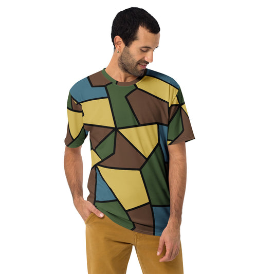 German WW1 Turtle Shell Trench Stahlhelm v2 CAMO Mens t-shirt - T-Shirts