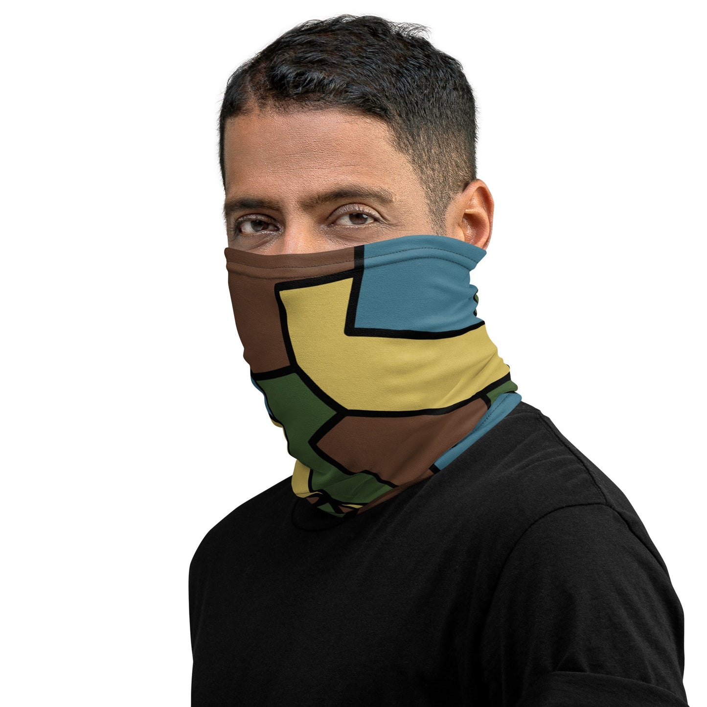 German WW1 Turtle Shell Trench Stahlhelm v2 CAMO Neck Gaiter Gaiters