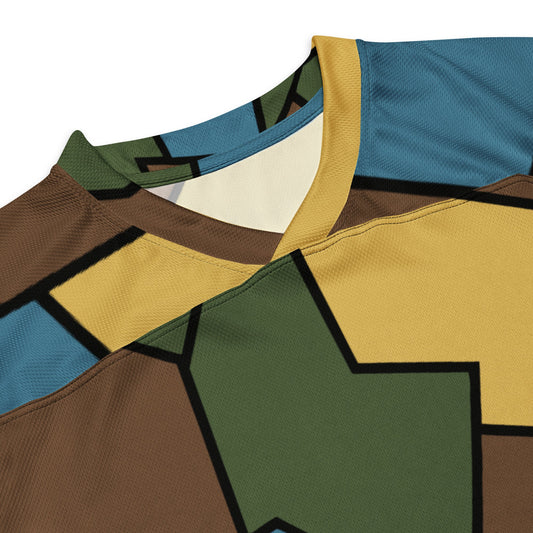 German WWI Sky Turtle Shell Stahlhelm CAMO Unisex Hockey Fan Jersey