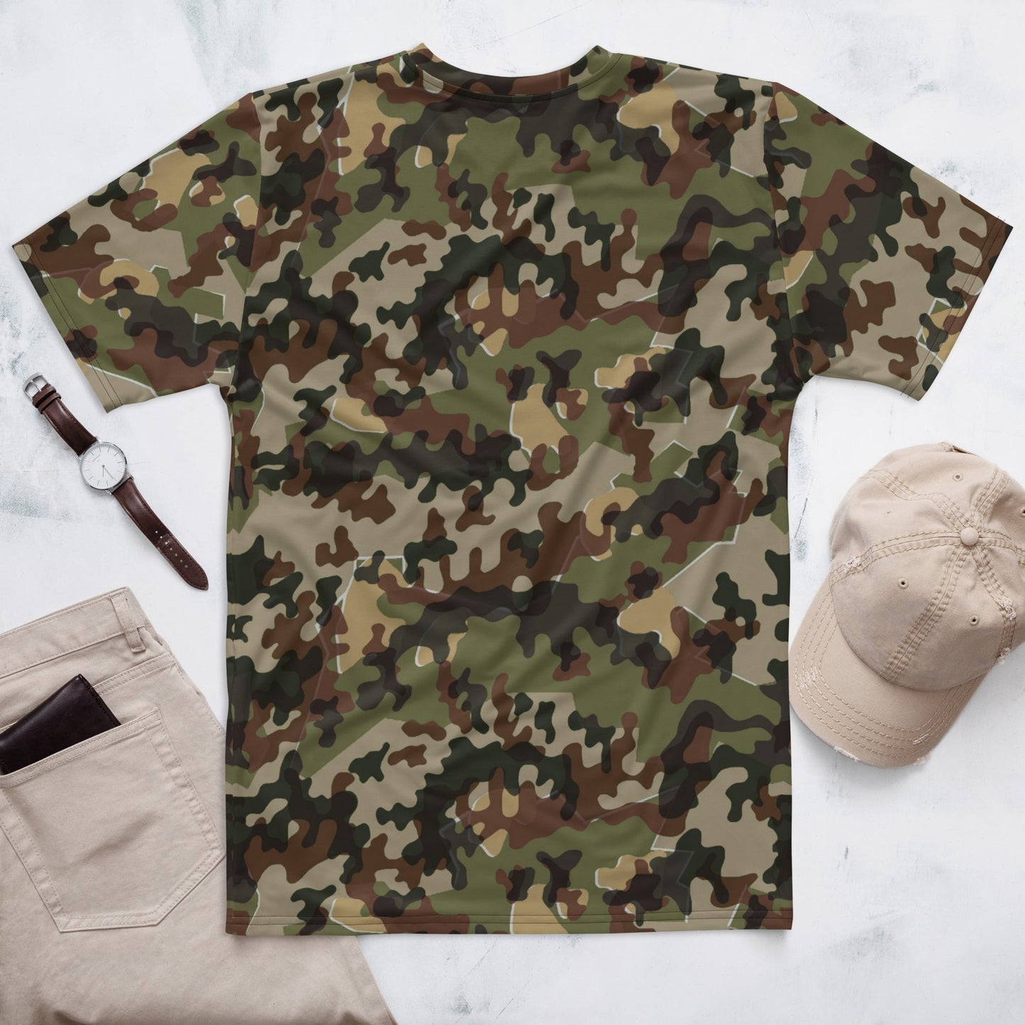 German Zelt-tarnmuster Autumn CAMO Mens t-shirt - T-Shirts