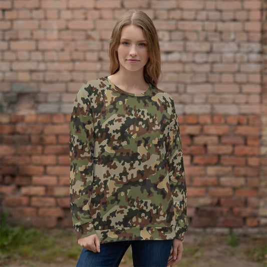 German Zelt-tarnmuster Autumn CAMO Unisex Sweatshirt - Sweatshirts