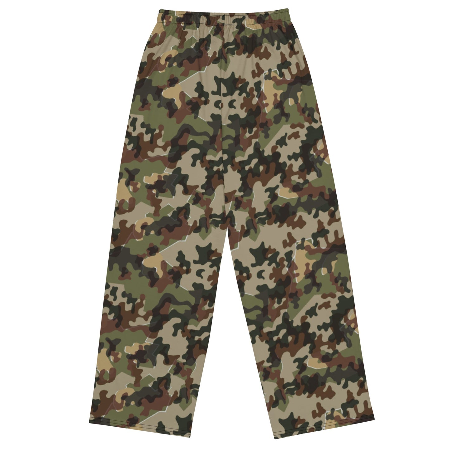 German Zelt-tarnmuster Autumn CAMO unisex wide-leg pants - Wide-leg Pants
