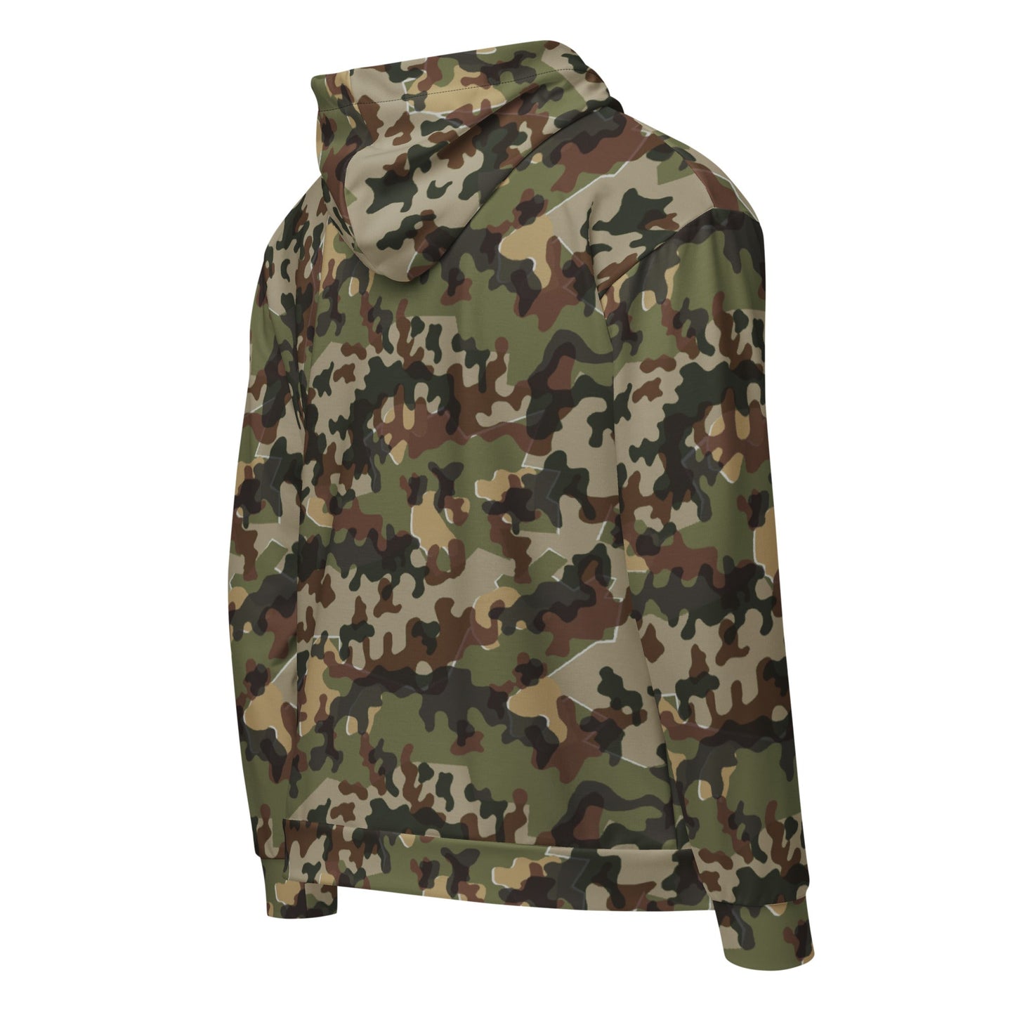 German Zelt-tarnmuster Autumn CAMO Unisex zip hoodie - Zip Hoodies