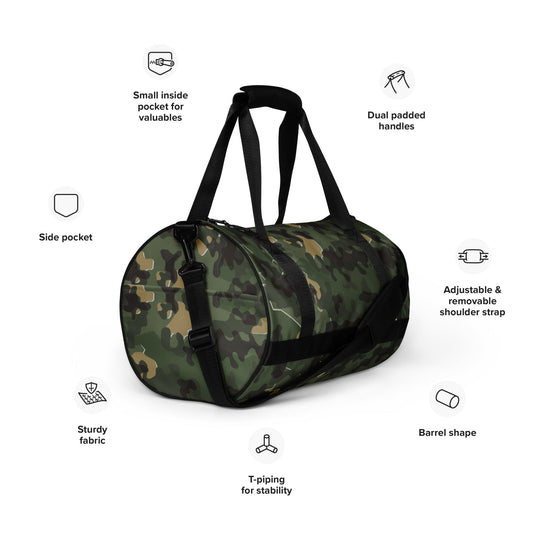 German Zelt-tarnmuster Summer CAMO gym bag - Gym Bags