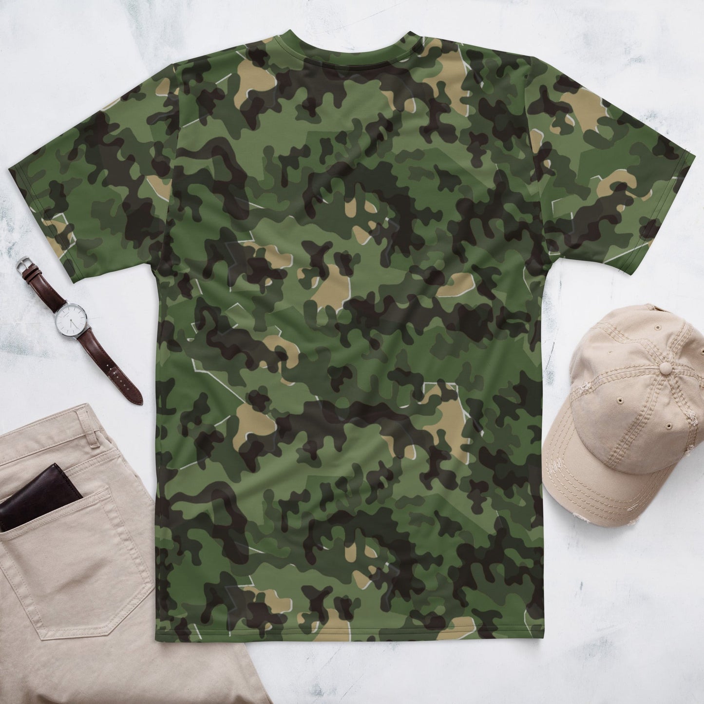 German Zelt-tarnmuster Summer CAMO Mens t-shirt - T-Shirts
