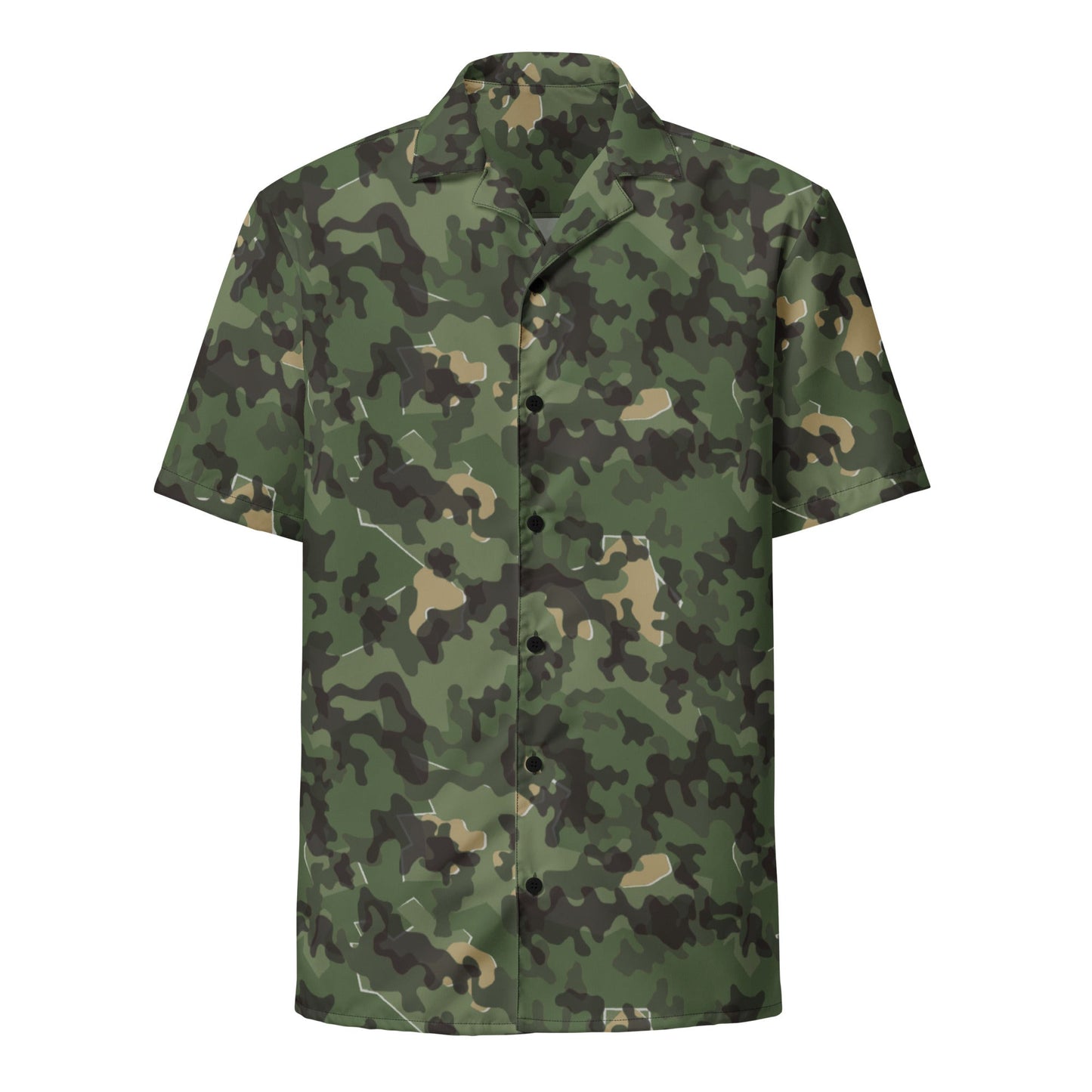German Zelt-tarnmuster Summer CAMO Unisex button shirt - Button Shirts