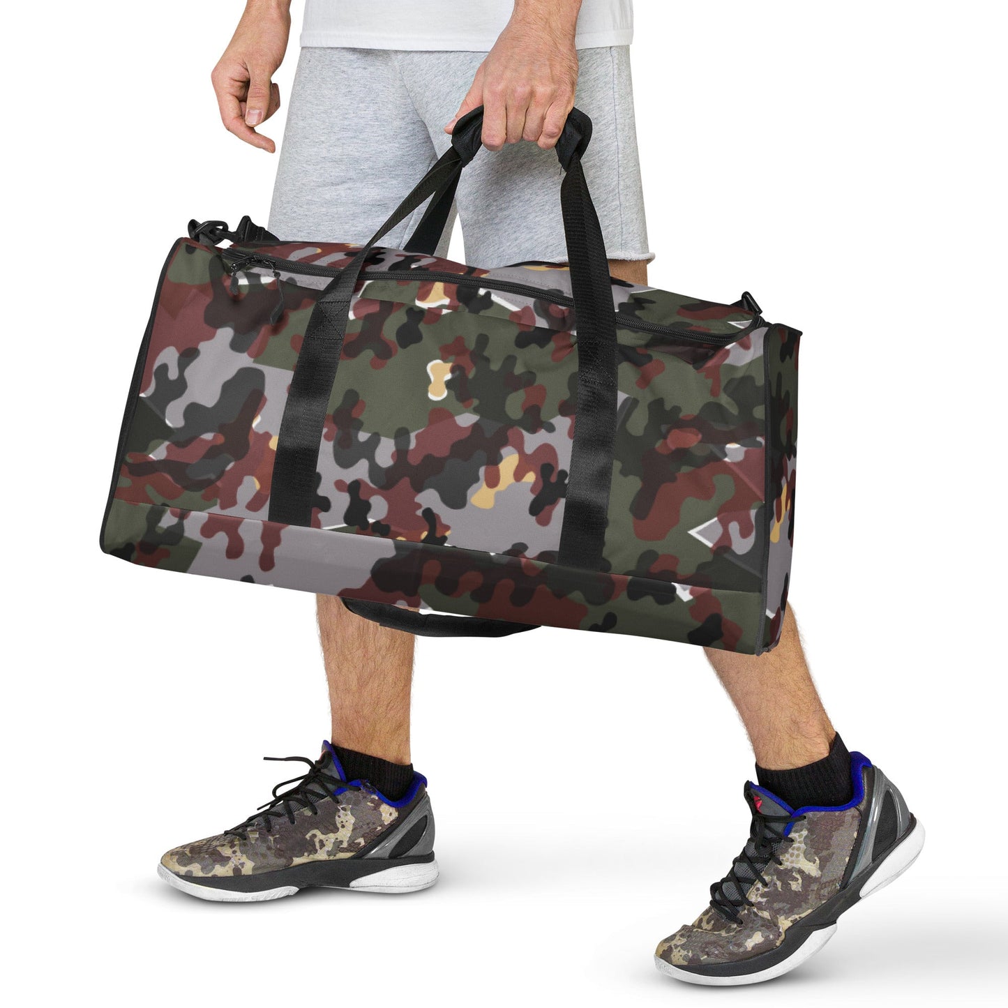 German Zelt-tarnmuster Winter CAMO Duffle bag - Bags