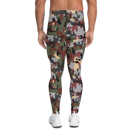 German Zelt-tarnmuster Winter CAMO Mens Leggings