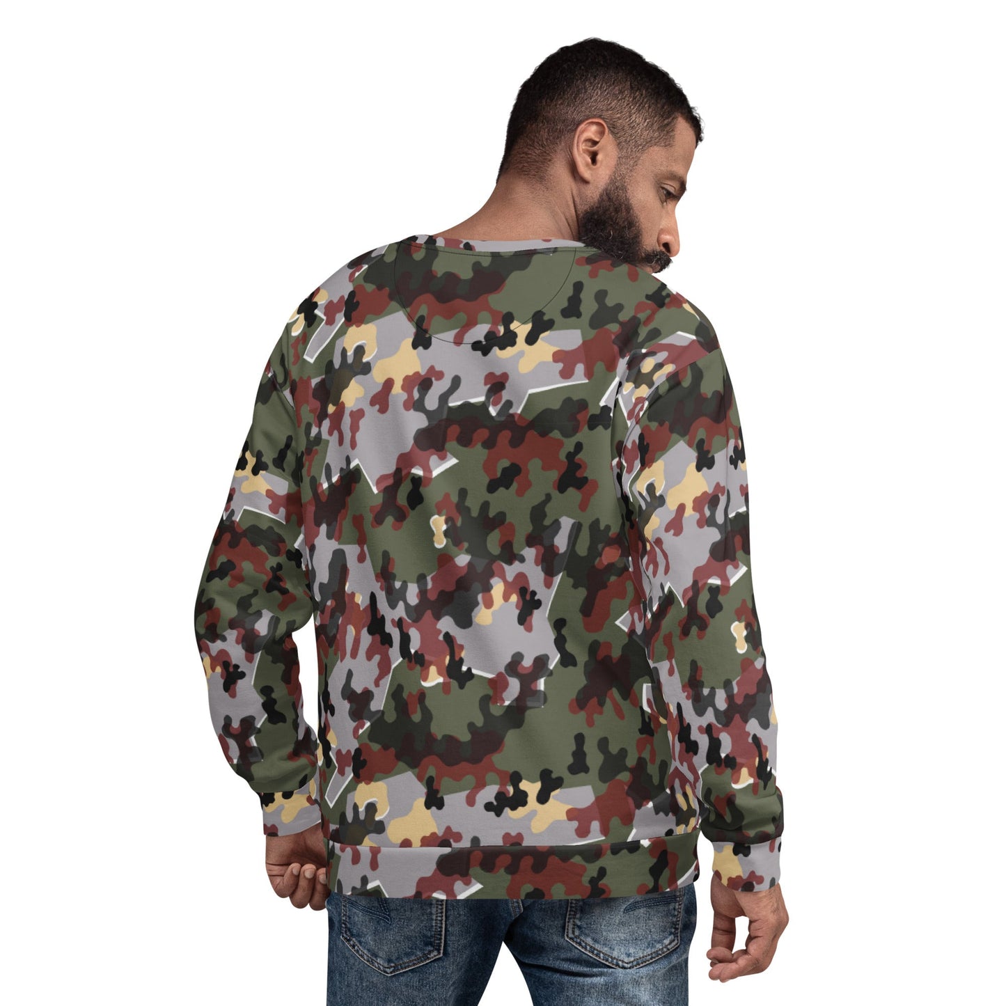 German Zelt-tarnmuster Winter CAMO Unisex Sweatshirt - Sweatshirts