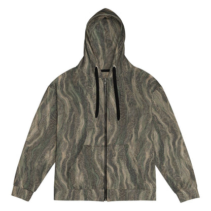 Ghillie Sniper Veil CAMO Unisex zip hoodie