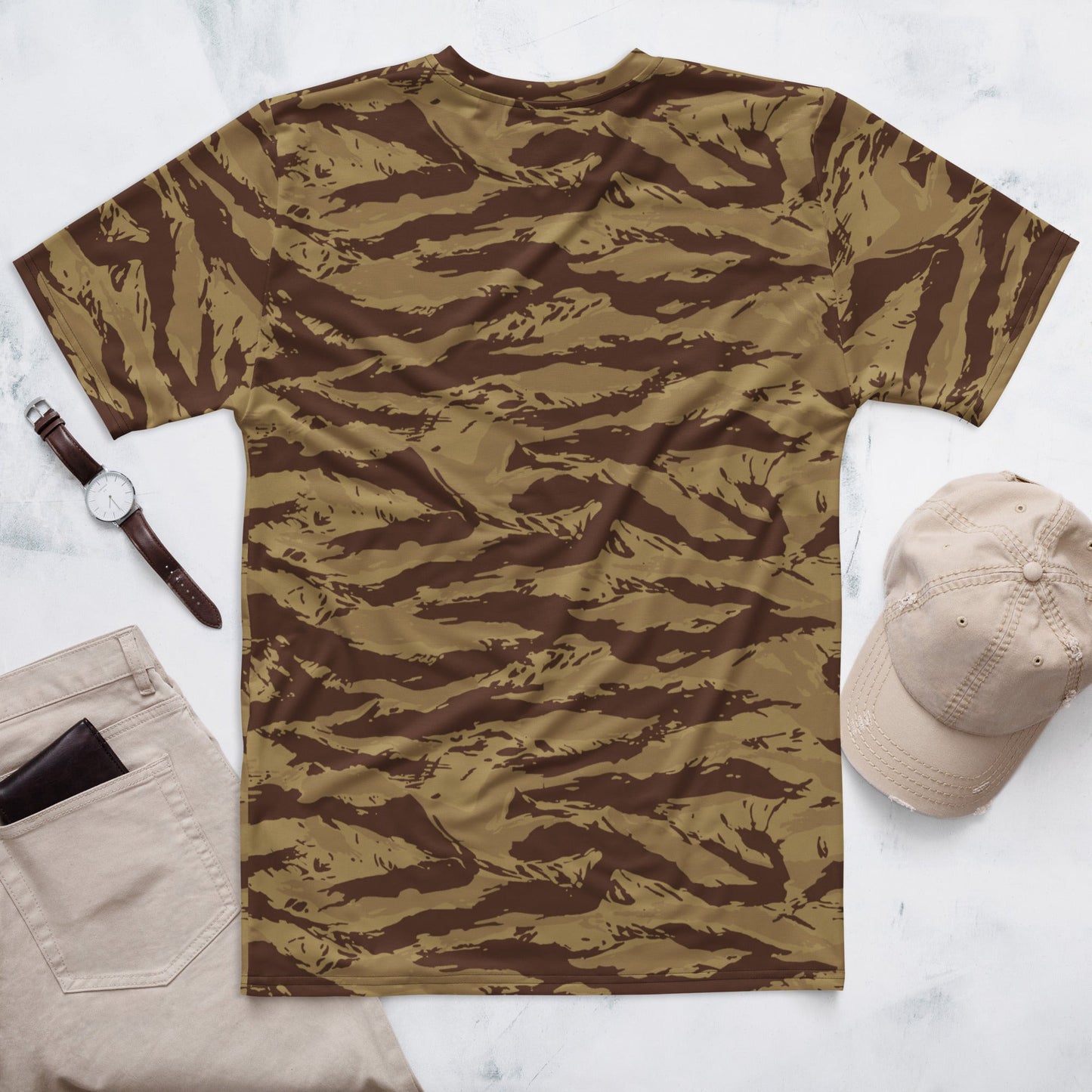 Greek Lizard Desert CAMO Mens T-Shirt