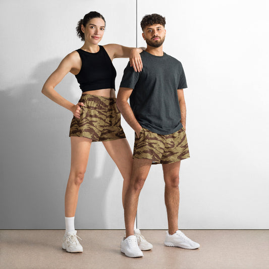 Greek Lizard Desert CAMO Unisex Athletic Shorts