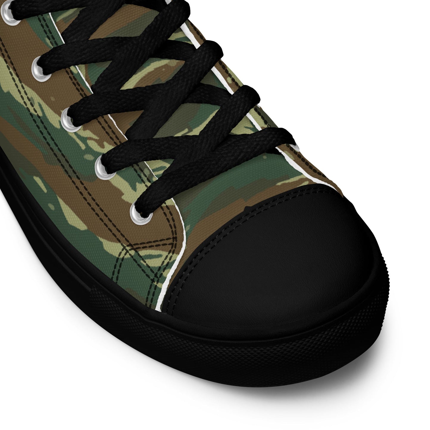 Greek Lizard CAMO Mens High-Top Canvas Shoes