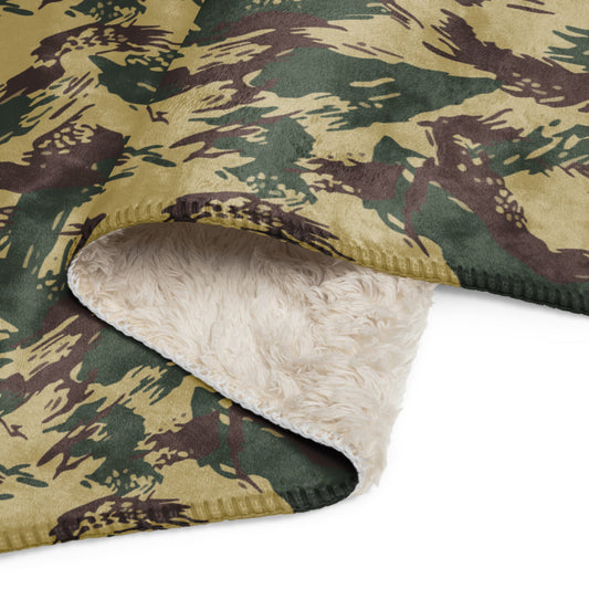 Greek Lizard Navy Special Warfare CAMO Sherpa blanket - Blankets