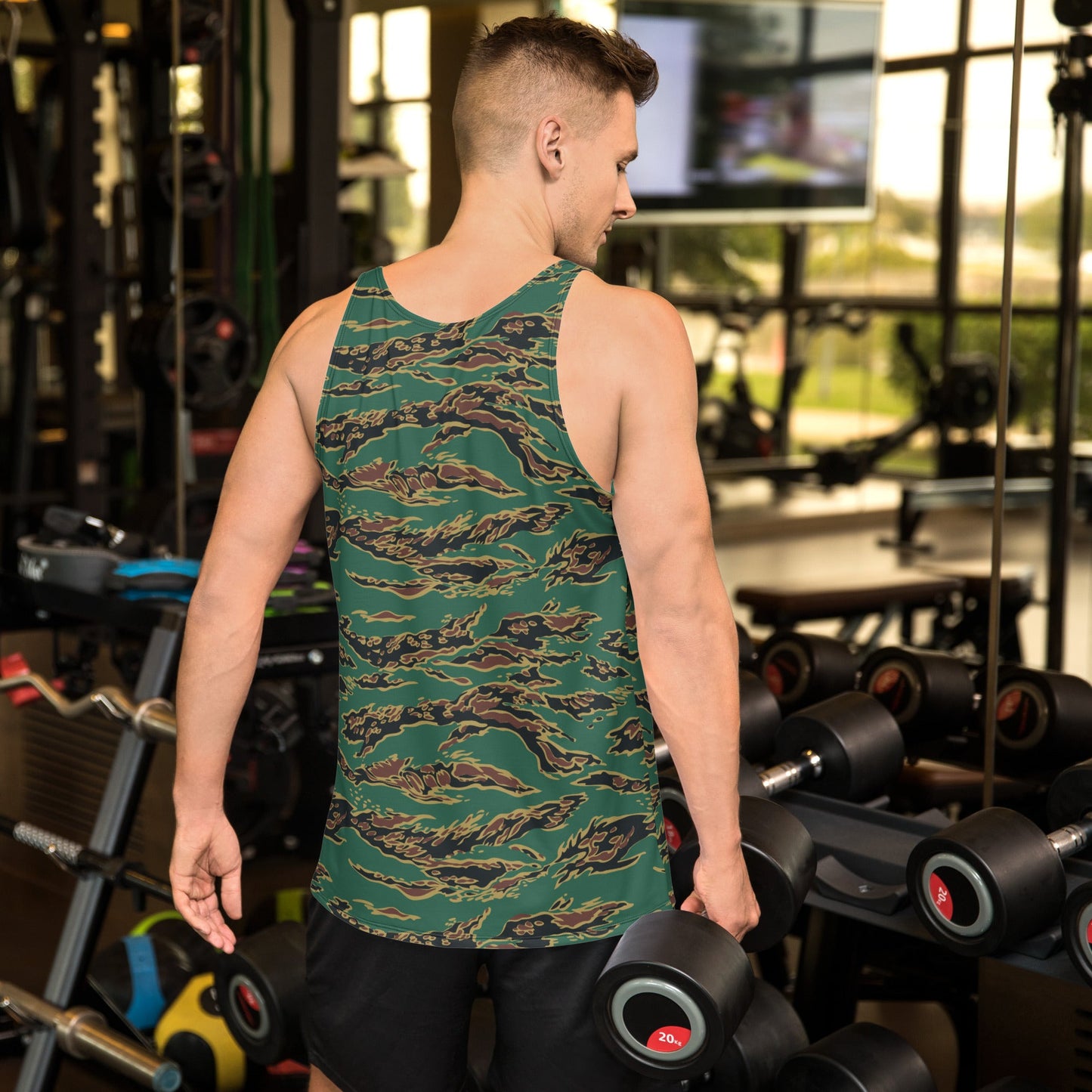 Guyanese Tiger Stripe CAMO Unisex Tank Top - Tops